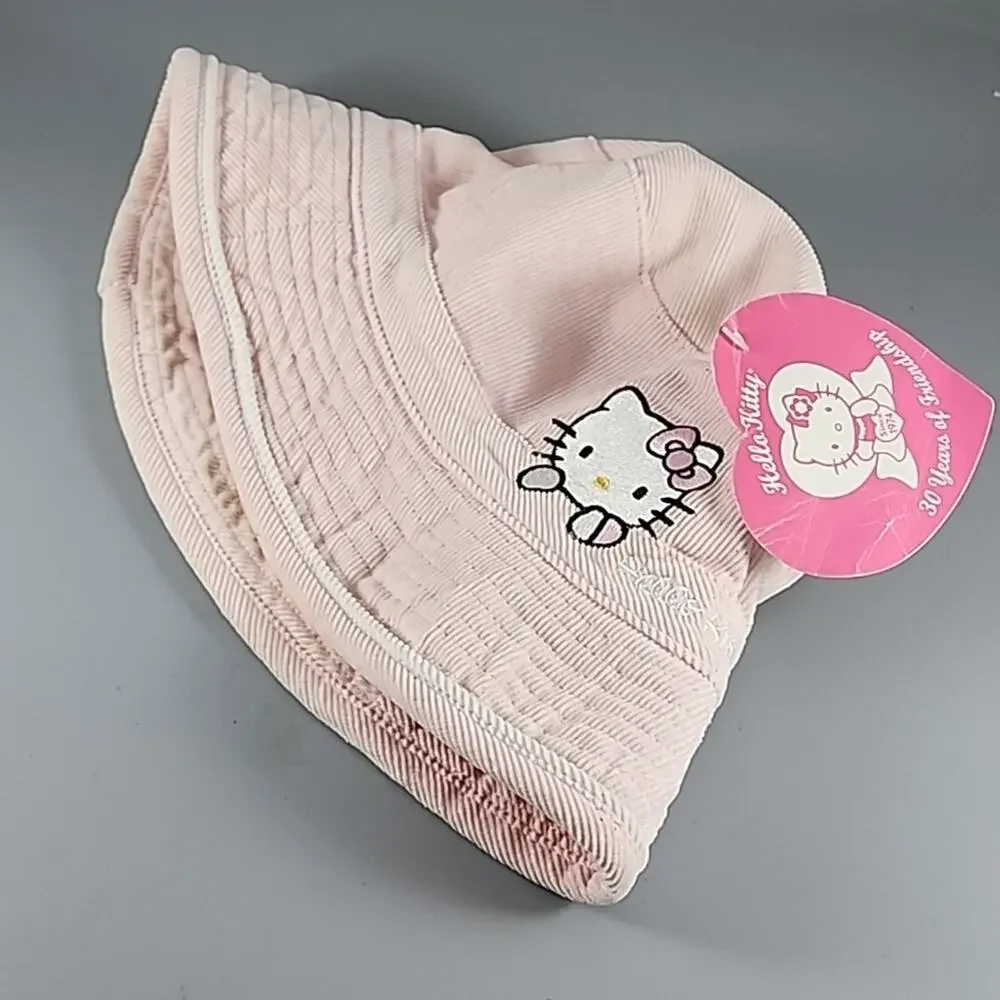 Vintage Hello Kitty Pink Bucket Hat 2004 - 30 Years of Friendship - 55cm